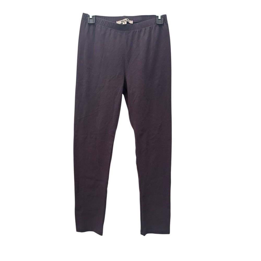 FLAX Purple Leggings Women's Size Small Cotton‎ Blend Stretch Yoga #CD13-2